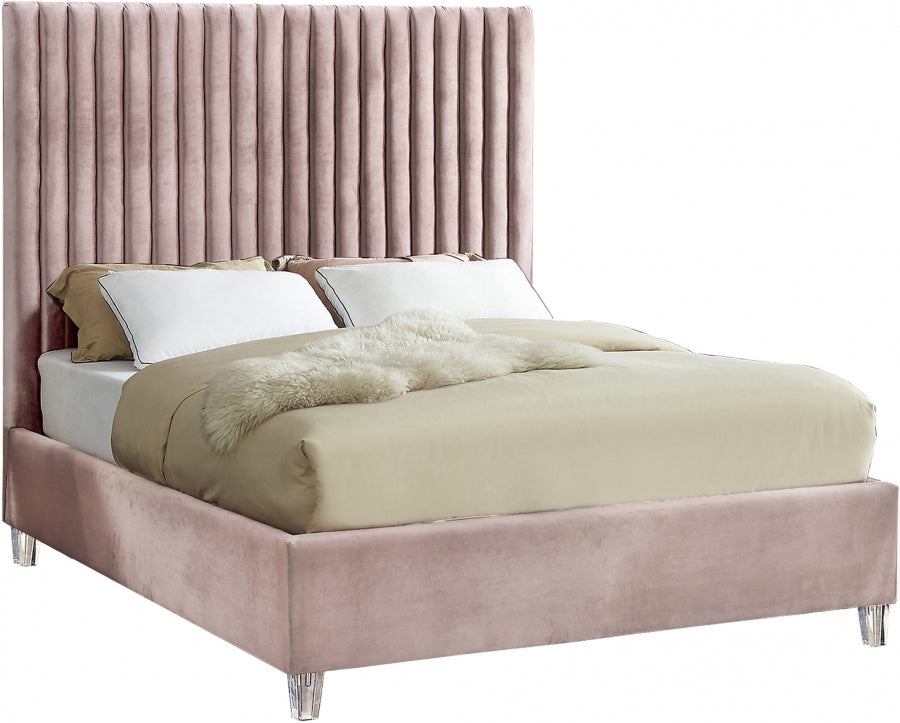 Lit en velours Candace