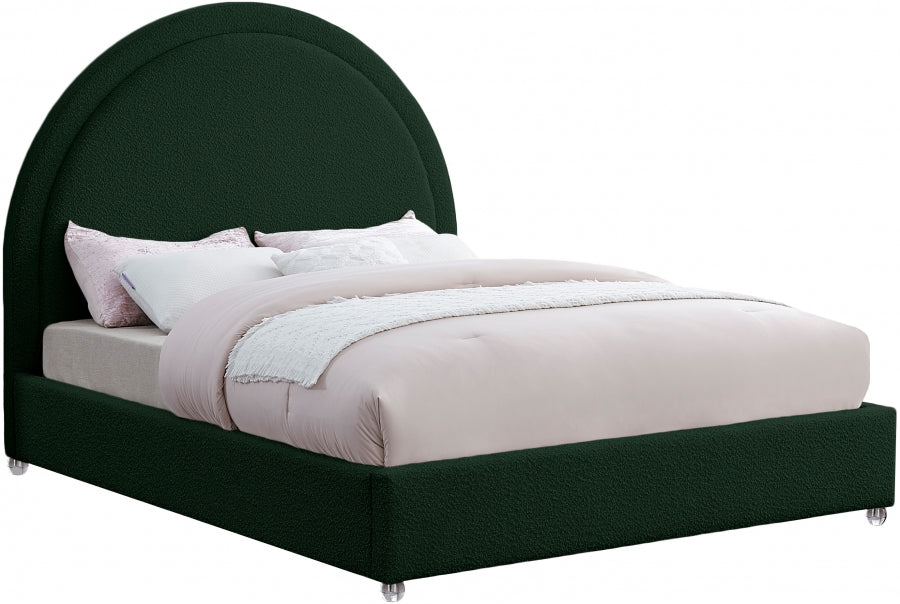 Lit Milo en tissu bouclé
