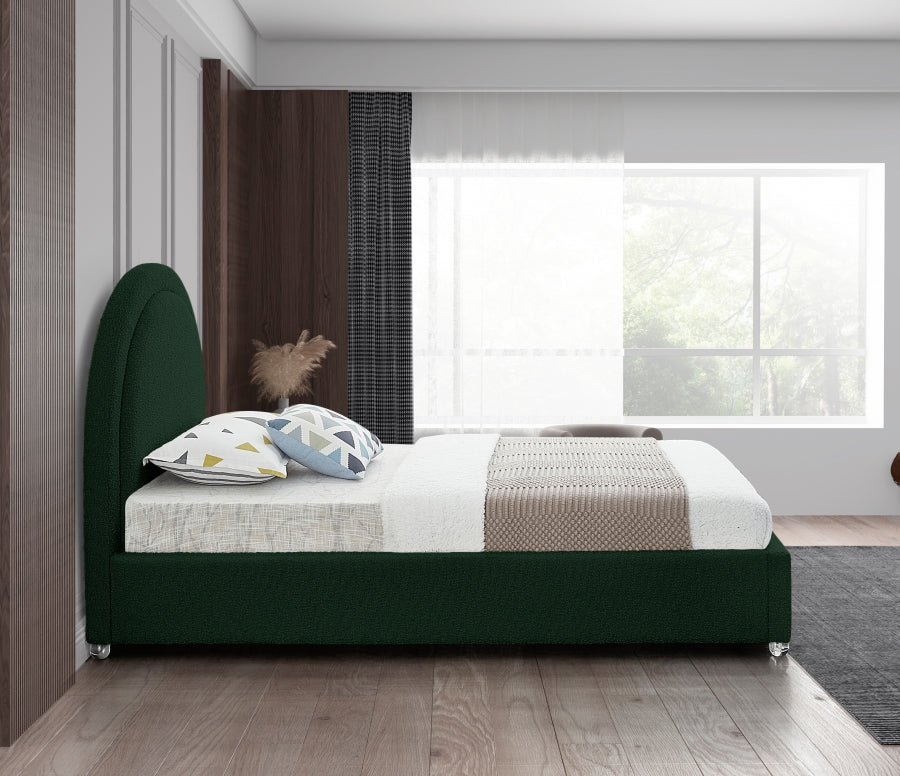 Lit Milo en tissu bouclé