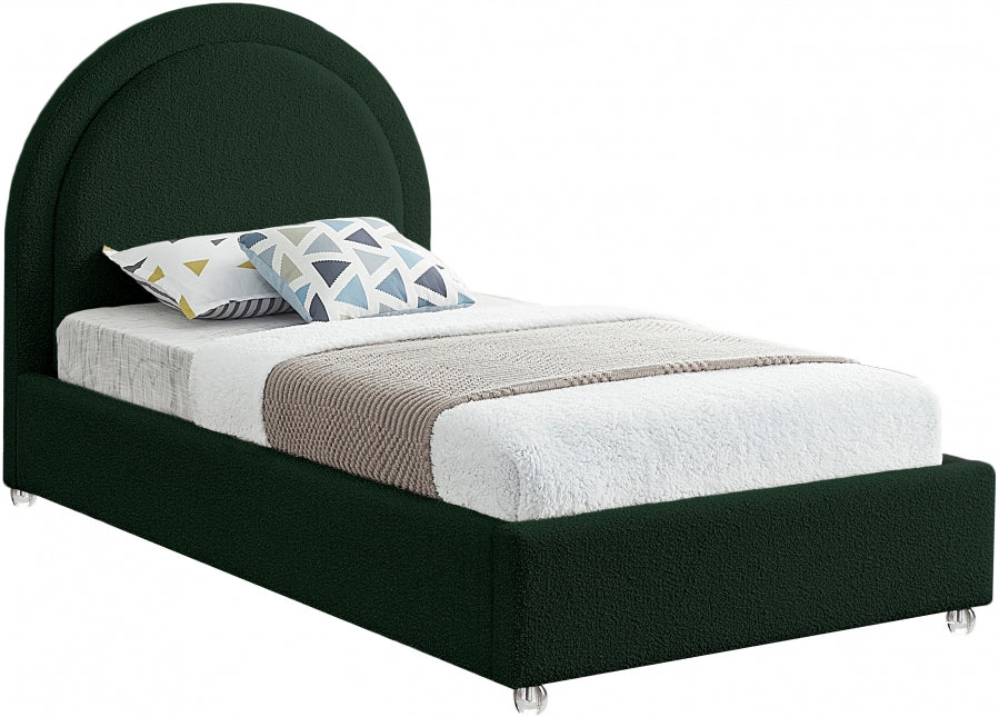 Lit Milo en tissu bouclé