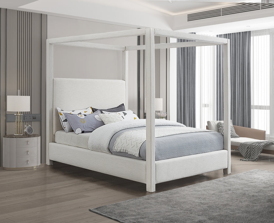 Lit en tissu de lin Emerson