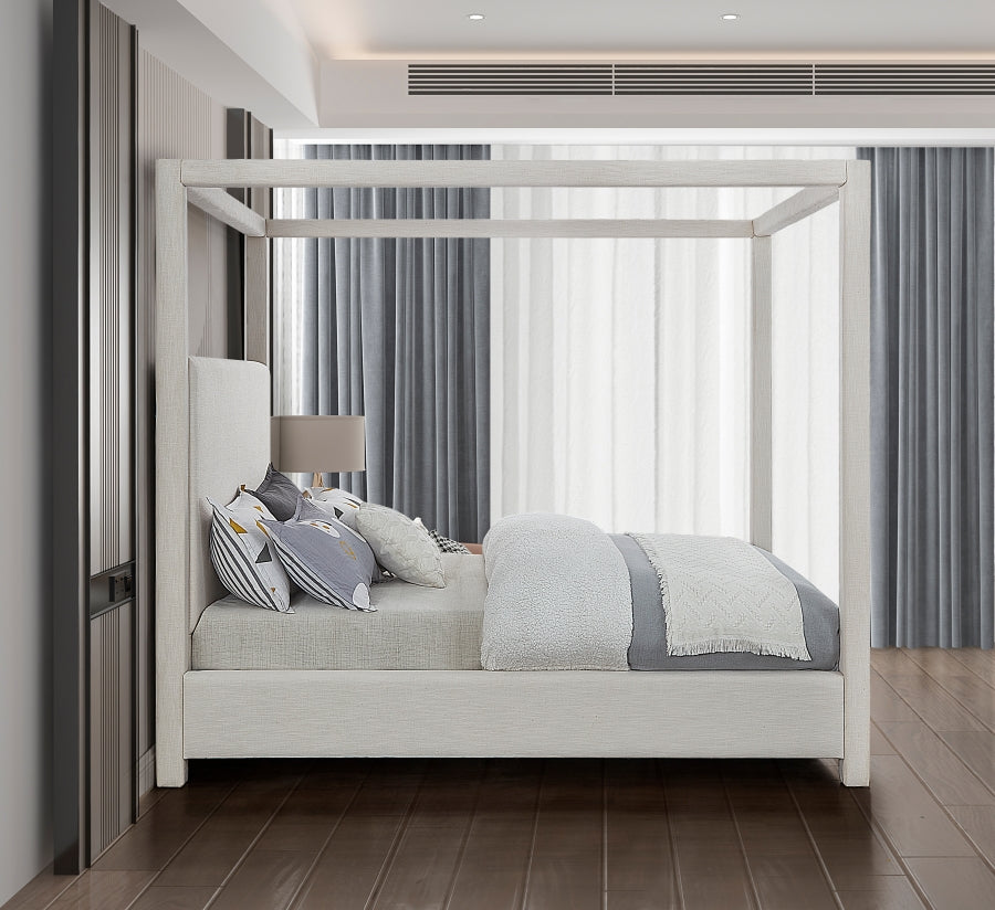 Lit en tissu de lin Emerson