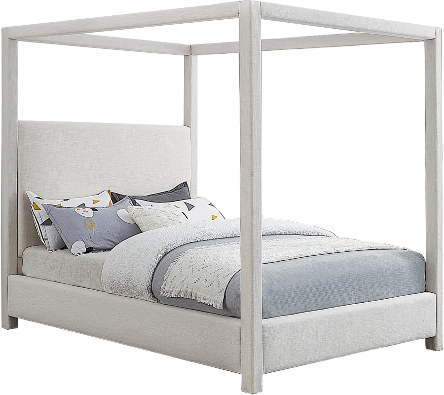 Lit en tissu de lin Emerson