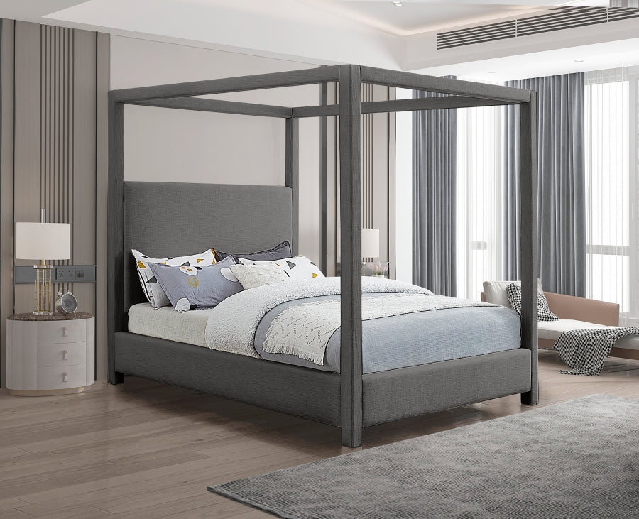 Lit en tissu de lin Emerson