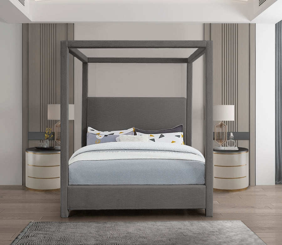 Lit en tissu de lin Emerson