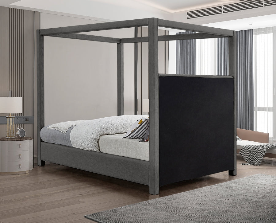 Lit en tissu de lin Emerson