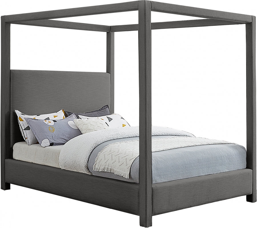 Lit en tissu de lin Emerson