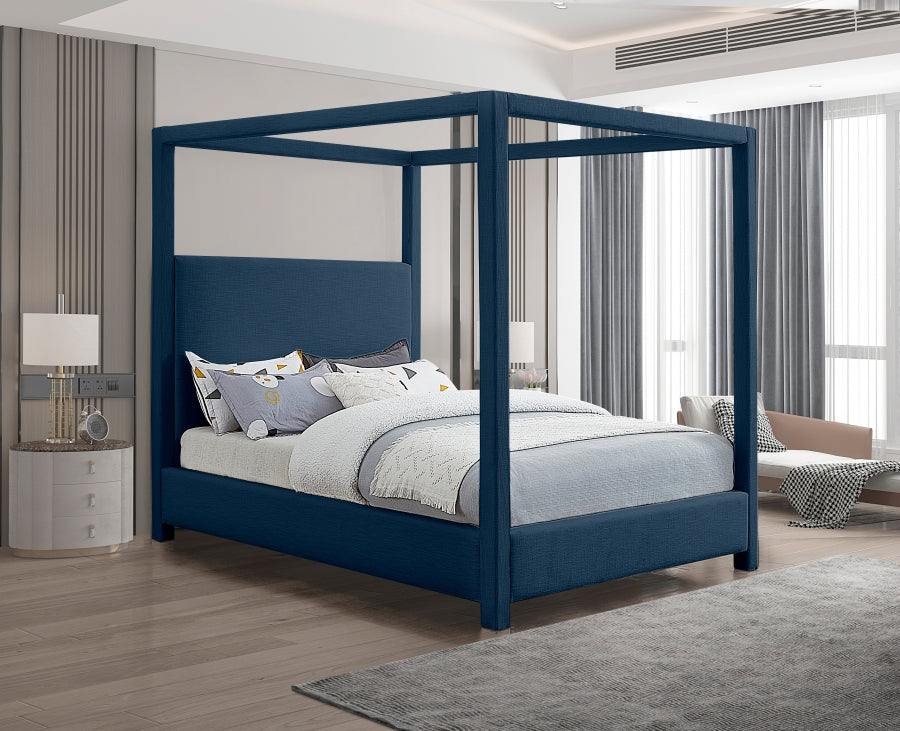Lit en tissu de lin Emerson