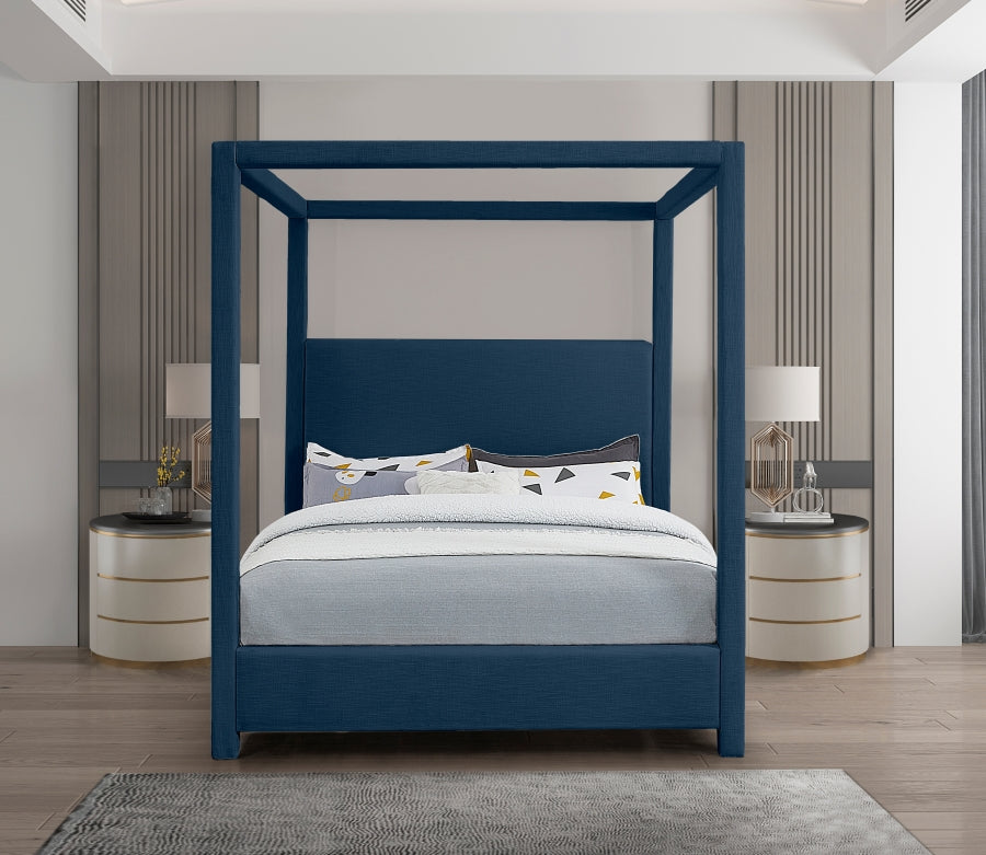 Lit en tissu de lin Emerson