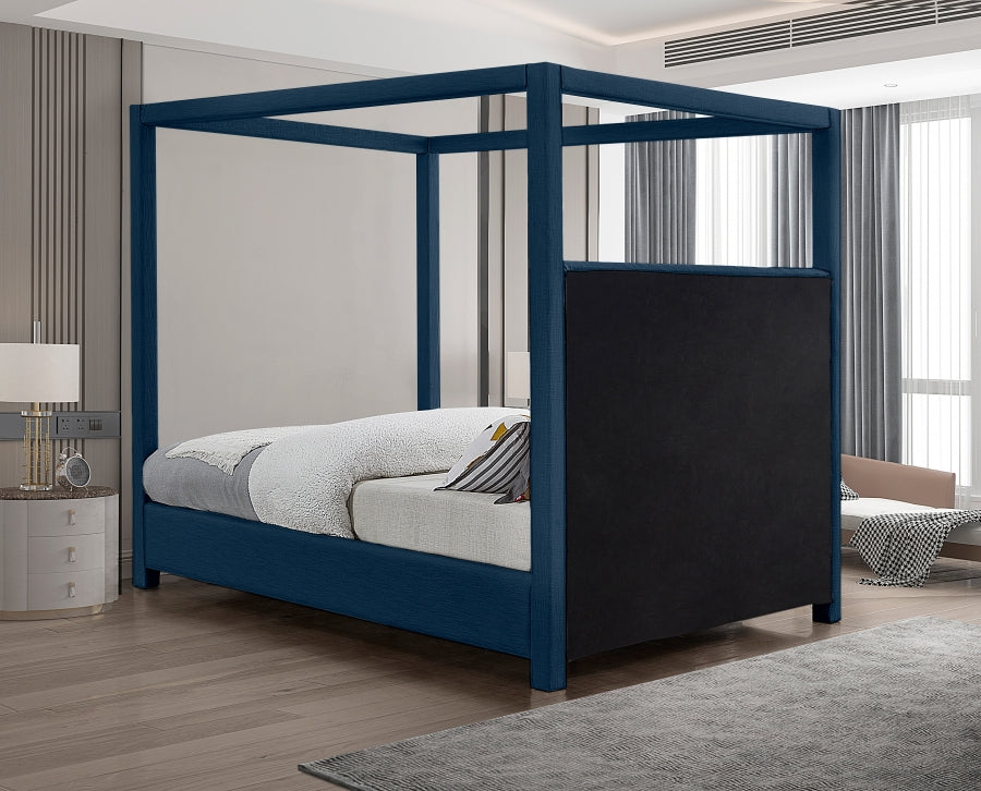 Lit en tissu de lin Emerson