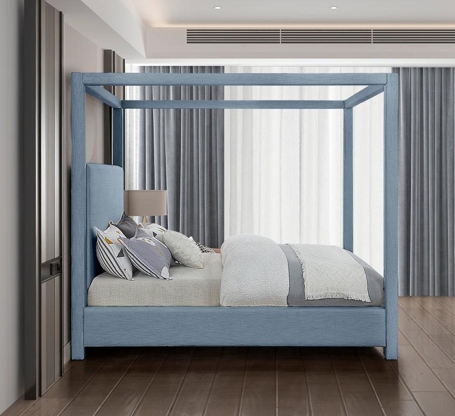 Lit en tissu de lin Emerson