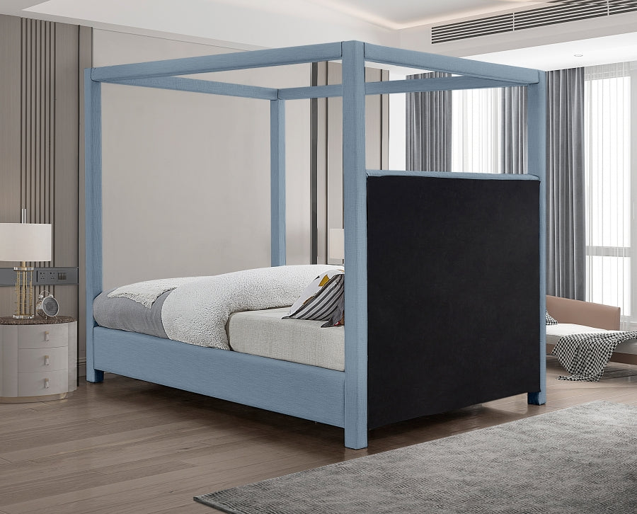 Lit en tissu de lin Emerson