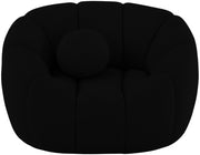 Chaise Elijah en tissu bouclé