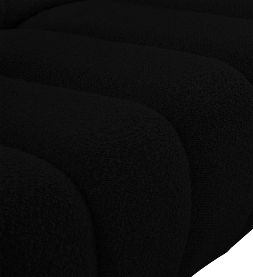 Chaise Elijah en tissu bouclé