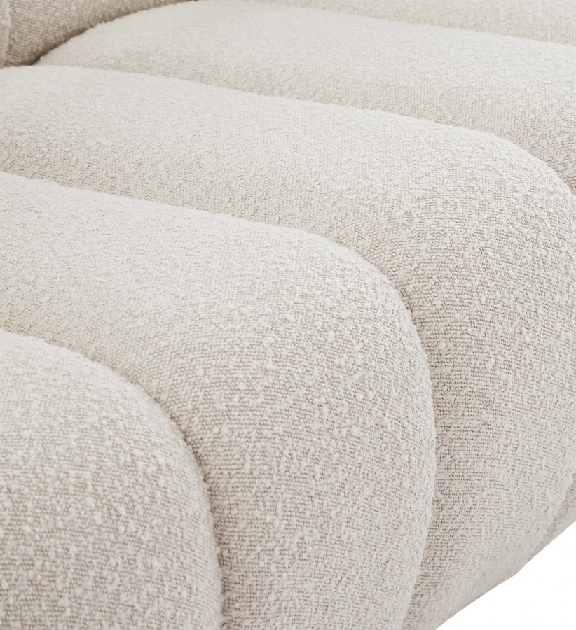 Chaise Elijah en tissu bouclé