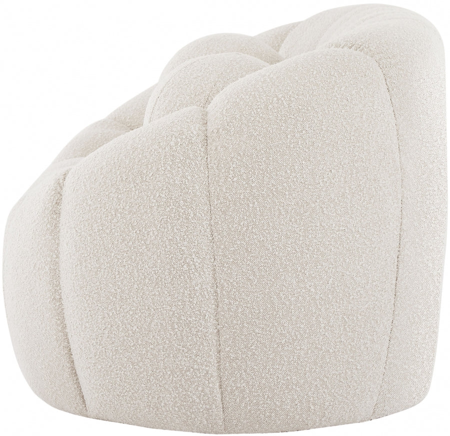 Causeuse Elijah en tissu bouclé