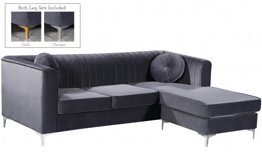 Eliana Velours Réversible 2pc. En coupé