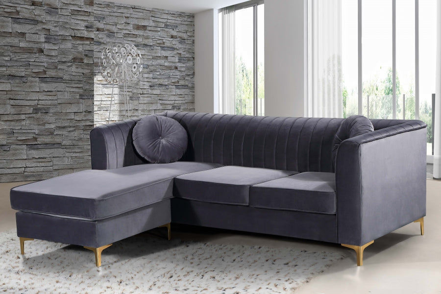 Eliana Velours Réversible 2pc. En coupé
