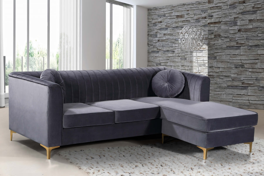 Eliana Velours Réversible 2pc. En coupé