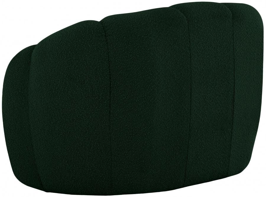 Chaise Elijah en tissu bouclé