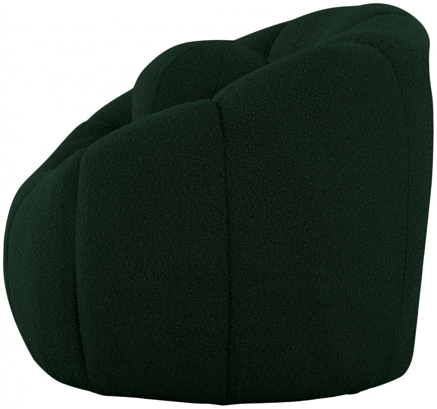 Chaise Elijah en tissu bouclé