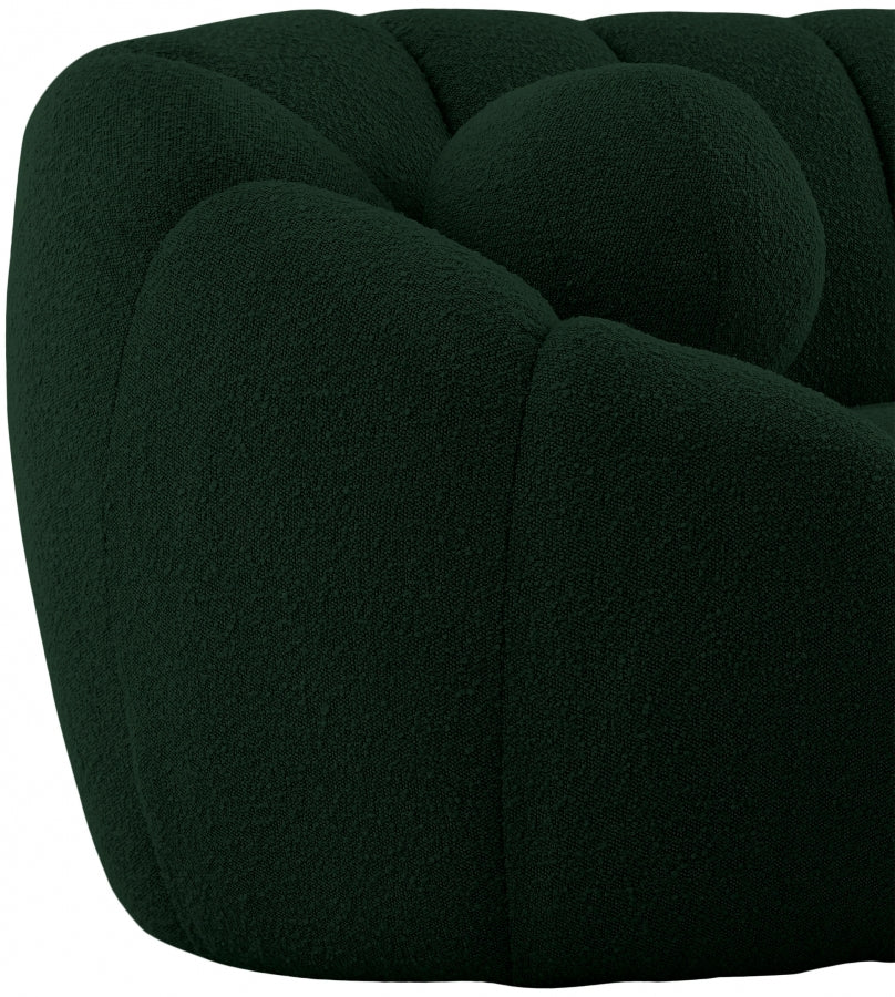 Chaise Elijah en tissu bouclé