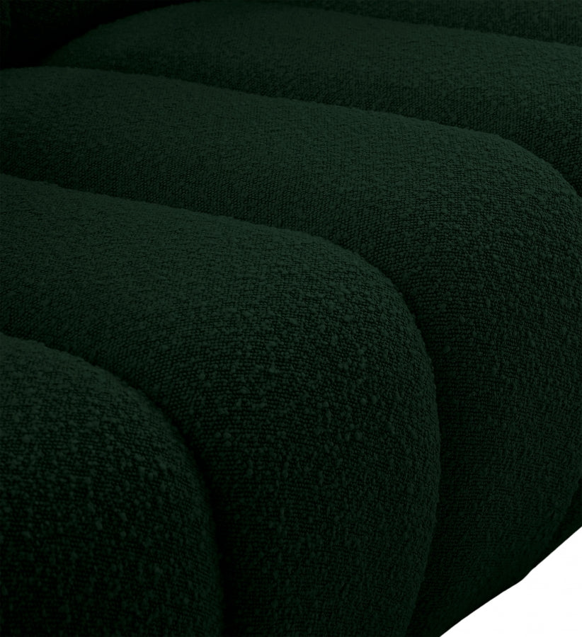 Chaise Elijah en tissu bouclé