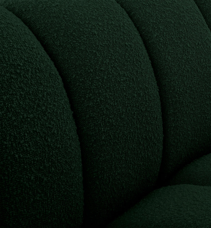 Chaise Elijah en tissu bouclé