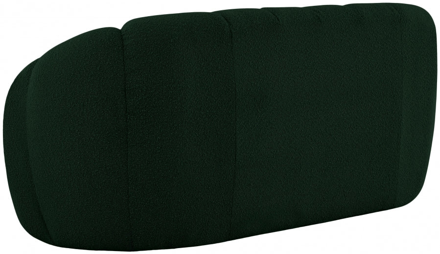 Causeuse Elijah en tissu bouclé