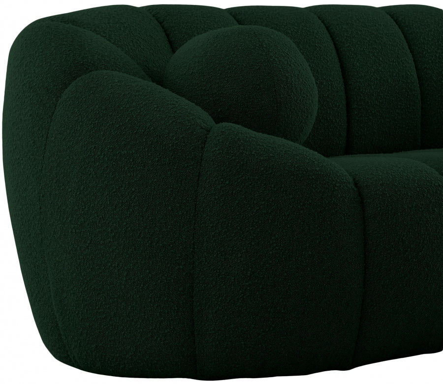 Causeuse Elijah en tissu bouclé