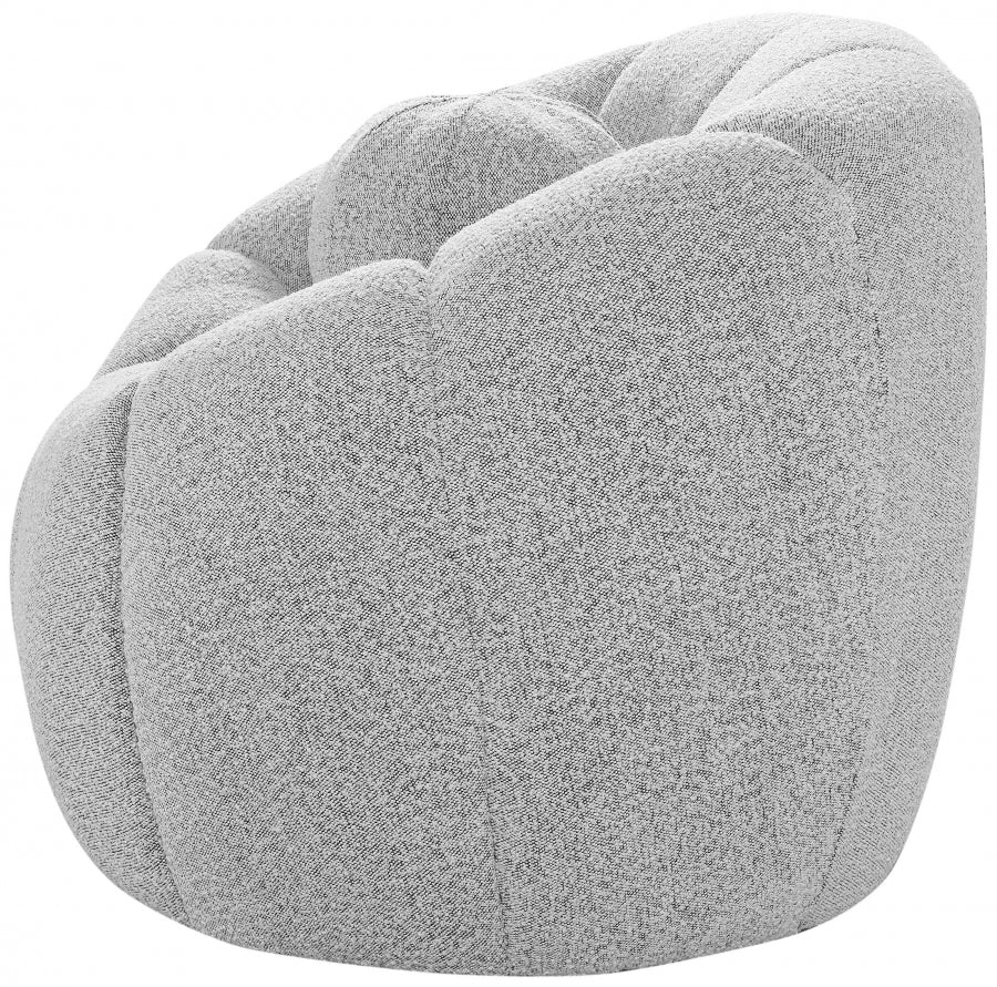 Chaise Elijah en tissu bouclé
