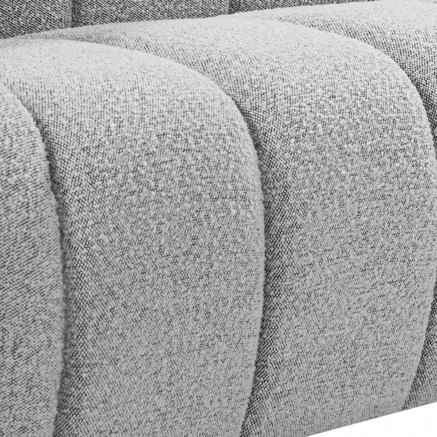 Chaise Elijah en tissu bouclé