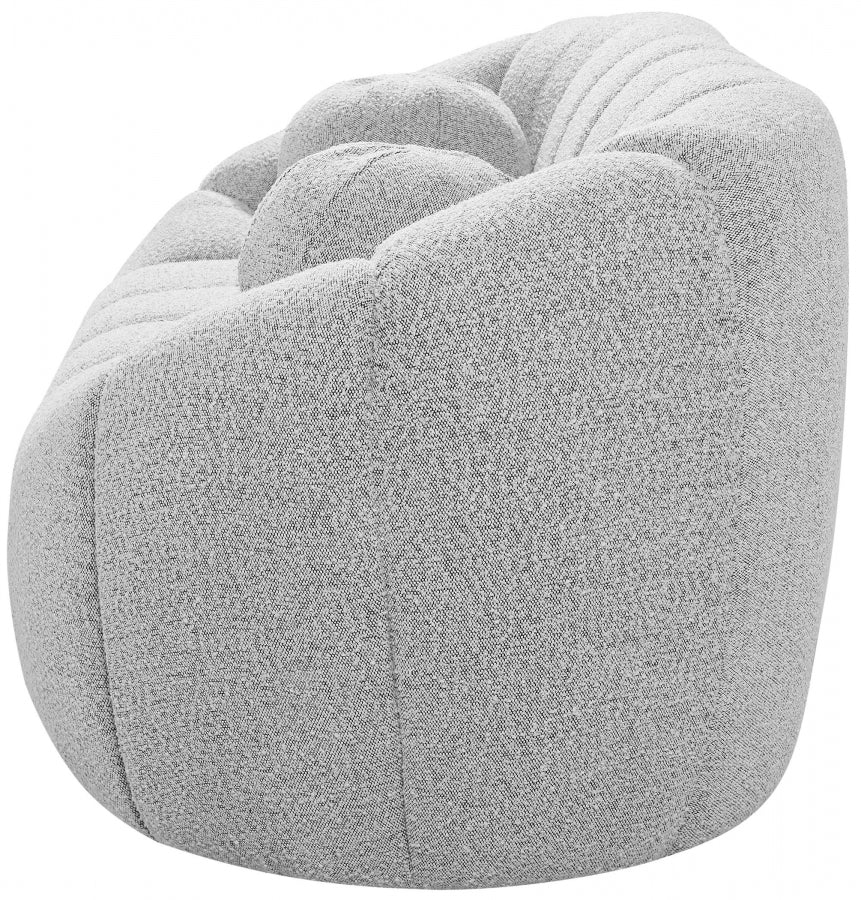 Causeuse Elijah en tissu bouclé