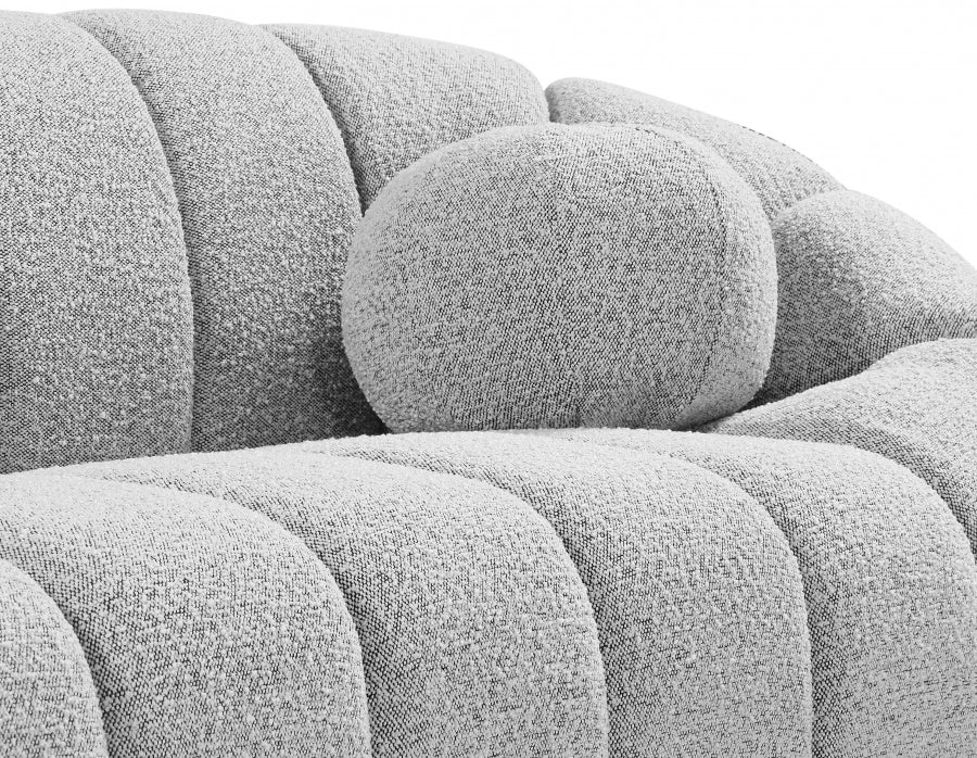 Canapé Elijah en tissu bouclé