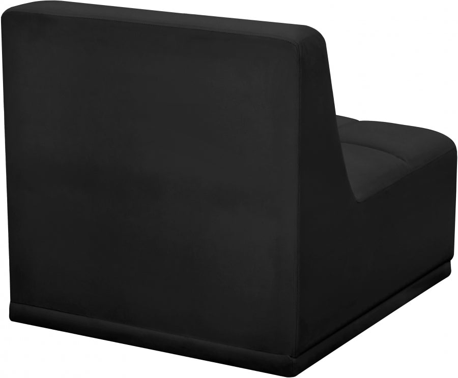 Fauteuil modulable en velours Relax