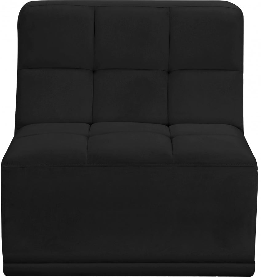Fauteuil modulable en velours Relax