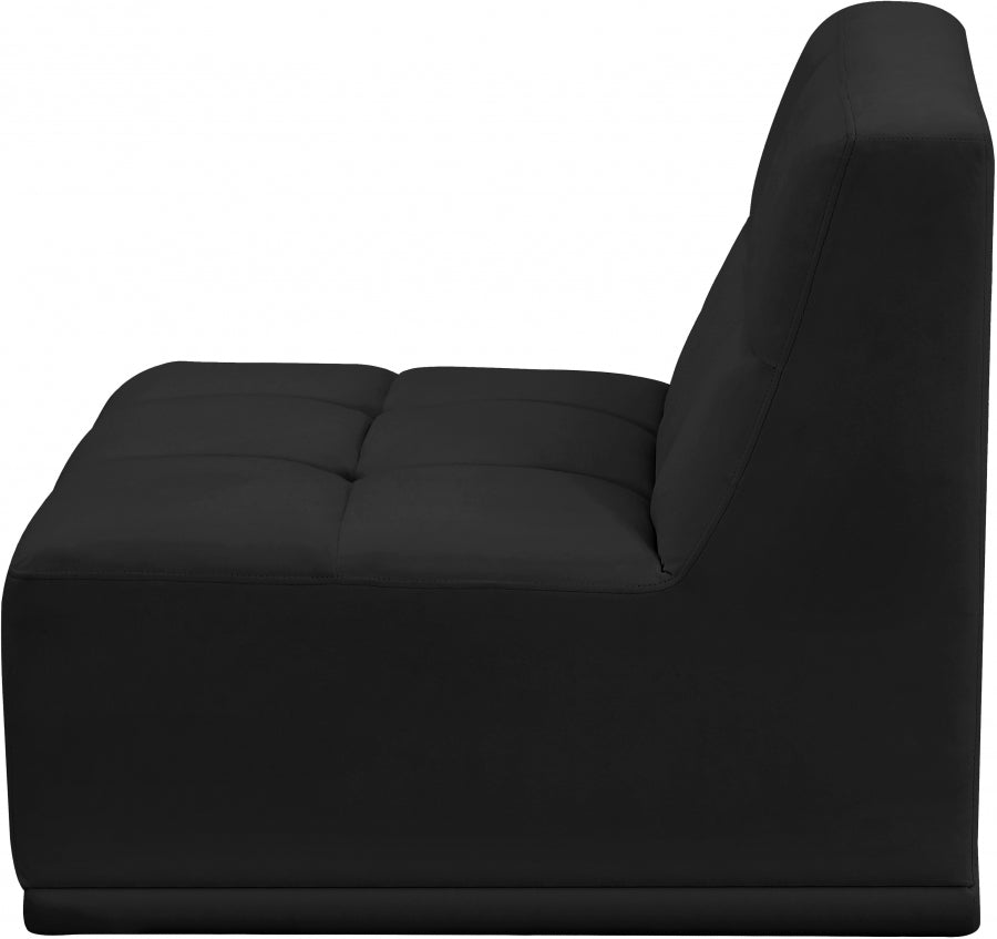 Fauteuil modulable en velours Relax