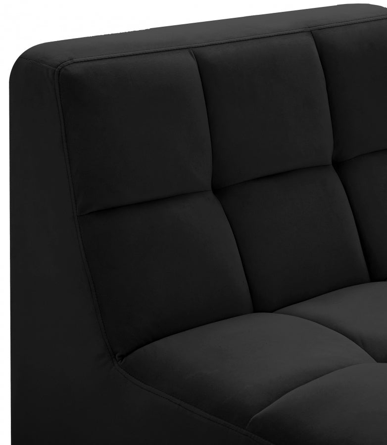Fauteuil modulable en velours Relax