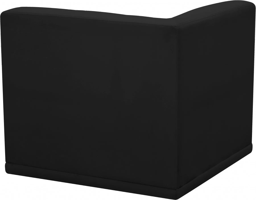 Fauteuil d'angle modulable en velours Relax