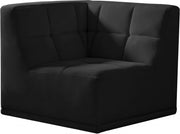 Fauteuil d'angle modulable en velours Relax