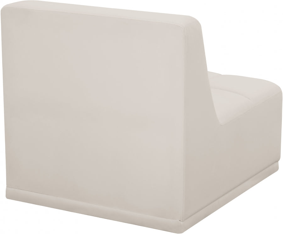 Fauteuil modulable en velours Relax