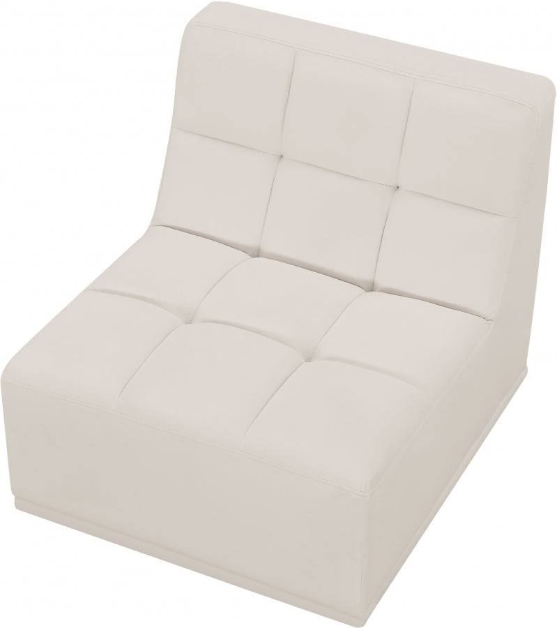 Fauteuil modulable en velours Relax