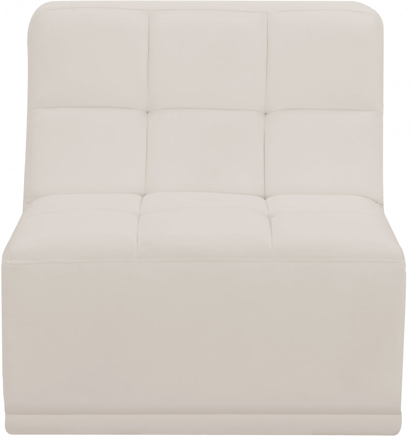 Fauteuil modulable en velours Relax