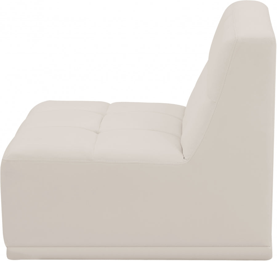 Fauteuil modulable en velours Relax