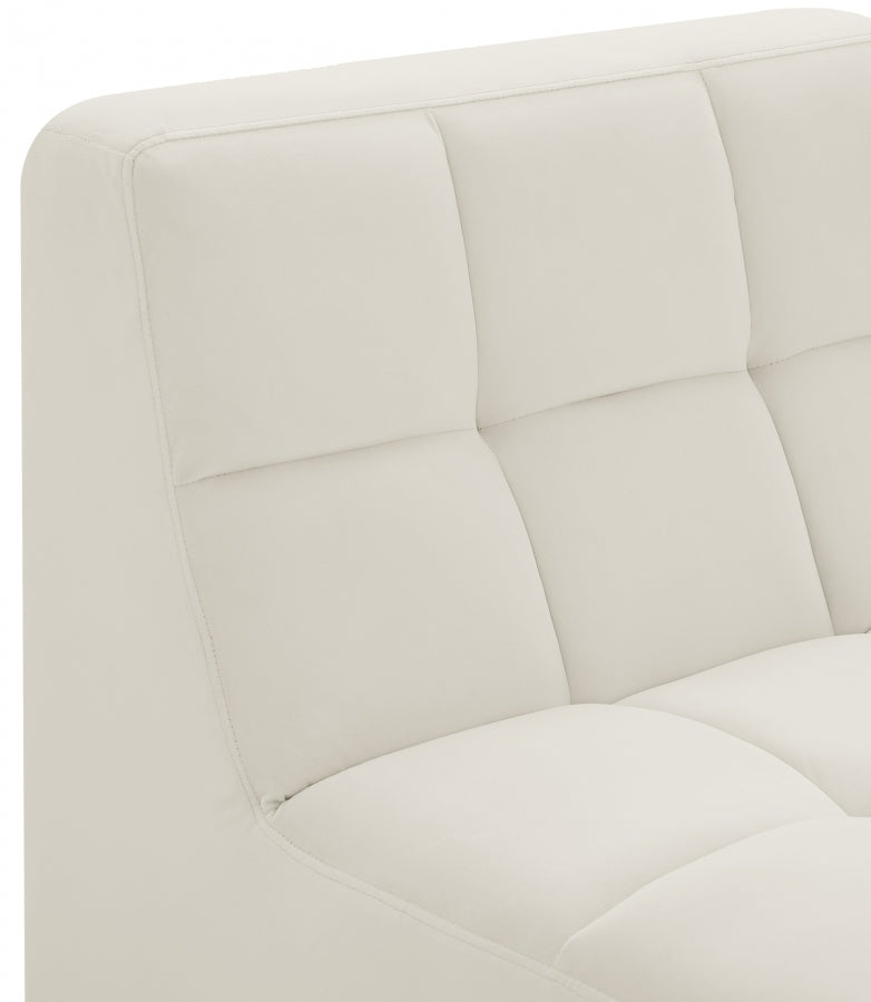 Fauteuil modulable en velours Relax