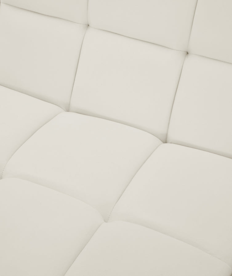 Fauteuil d'angle modulable en velours Relax