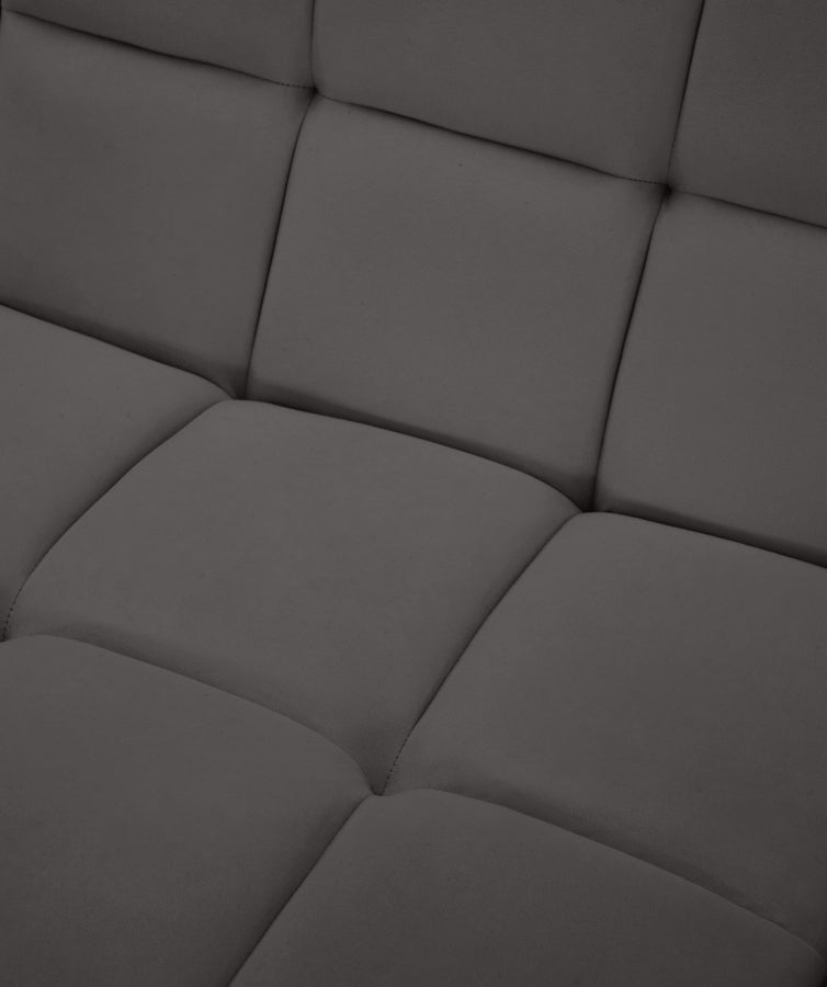 Fauteuil d'angle modulable en velours Relax
