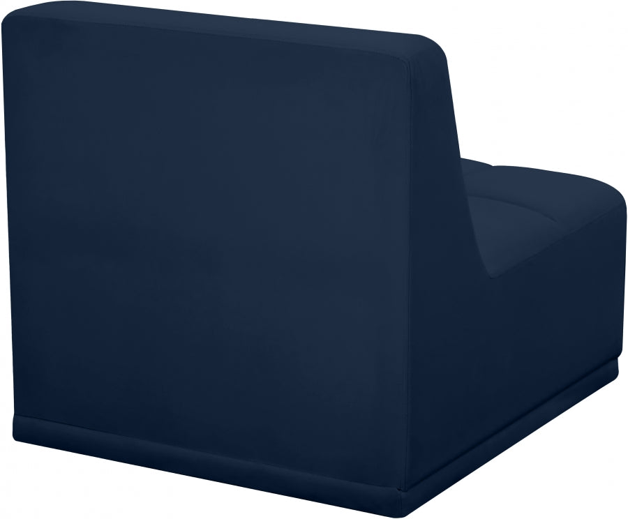 Fauteuil modulable en velours Relax