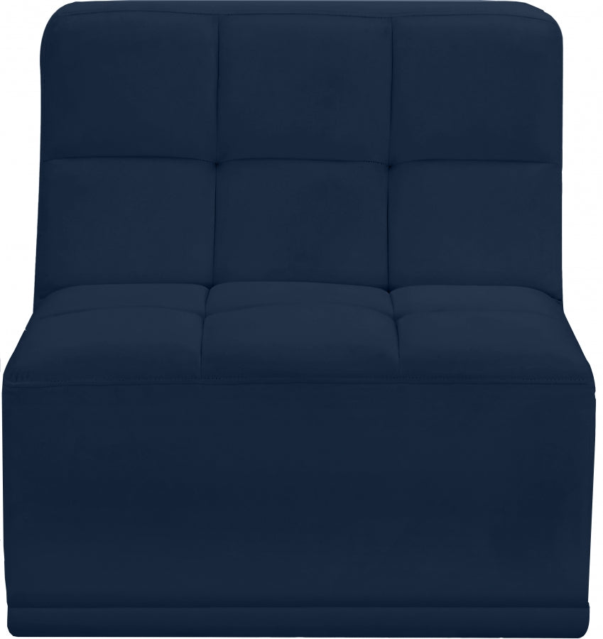 Fauteuil modulable en velours Relax