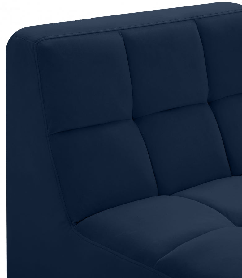 Fauteuil modulable en velours Relax